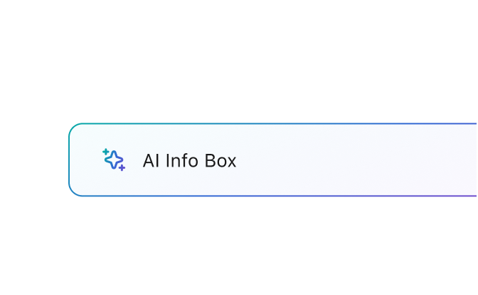 View AI Info Box component page